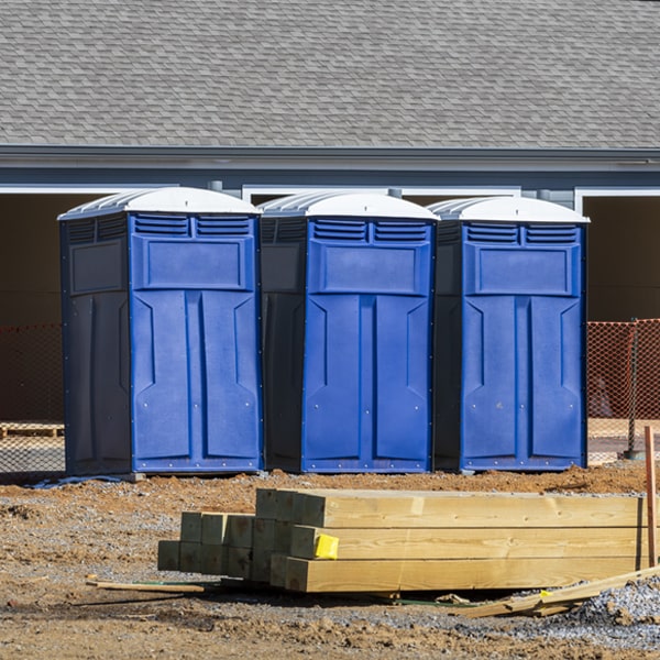 are there any restrictions on where i can place the portable restrooms during my rental period in Eddyville KY